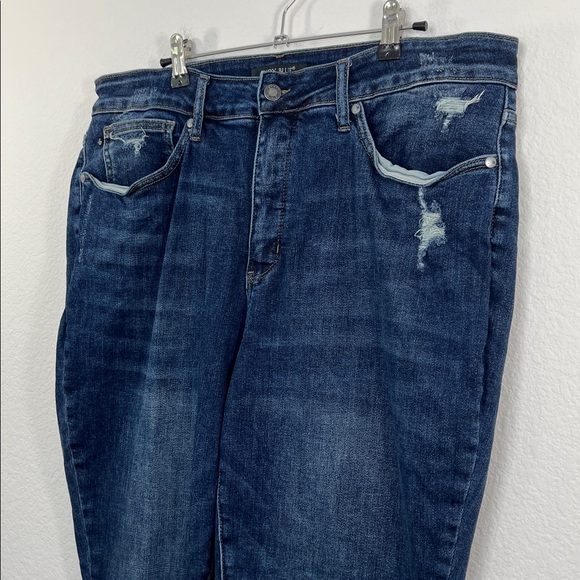 Judy Blue Skinny Fit Dark Wash plus size denim size 20W - Picture 3 of 9